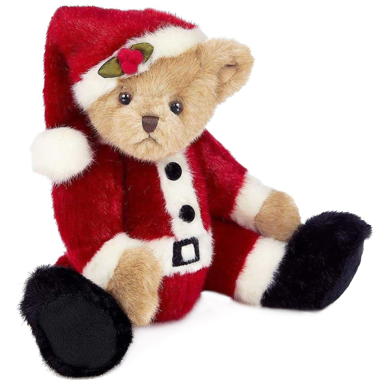 Bearington Papa Santa Bear, 14 Inch Stuffed Santa Bear Christmas Teddy Bear, Ideal Christmas Stuffed Animals Gift for Toddlers, Kids & Teens, For Ages 3-14